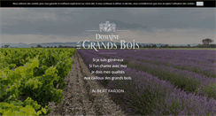 Desktop Screenshot of grands-bois.com